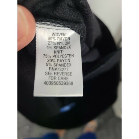 SIMPLY Vera Vera Wang Womens Shorts Size S Black - Picture 5 of 6